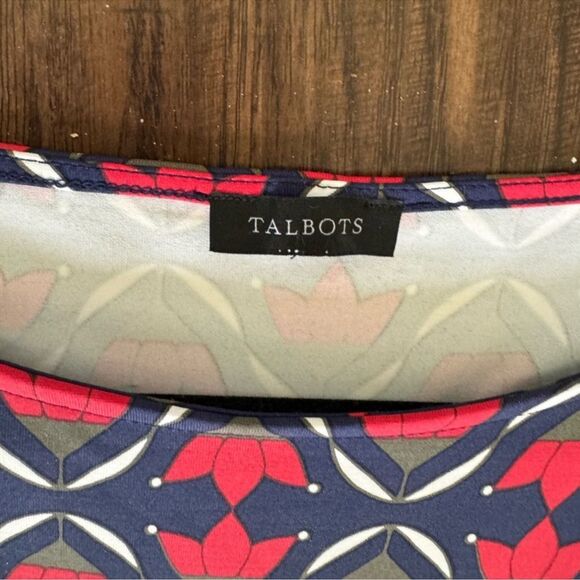 Talbots effortless Jersey A- line dress size M - Picture 10 of 10